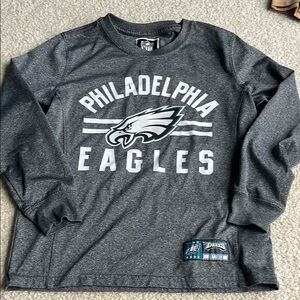 Philadelphia Eagles Gray Long Sleeve Shirt